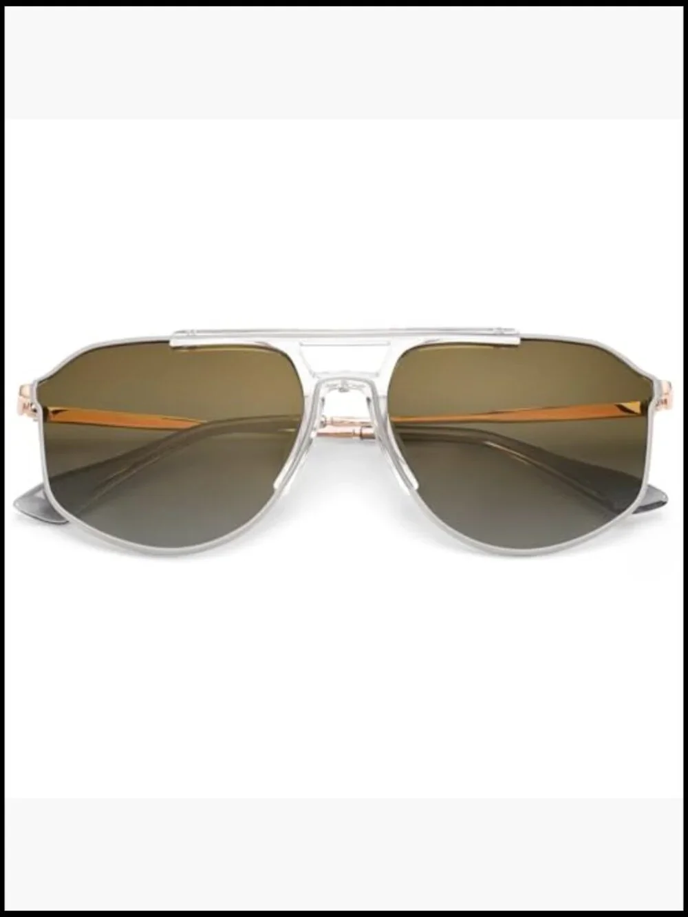 Polarized Aviator Sunglasses Oversized Metal UV400 Flat Top